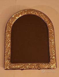 Cornice Portafoto ad Arco in Argento 925 e Legno.