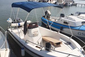 Barca open 4,50 mt con motore Yamaha J 25cv
