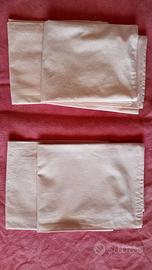 4 federe cotone rosa (2 ikea, 2 coin) 