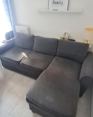 Divano angolare a 3 posti