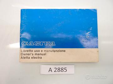 Cagiva Aletta Electra 125 libretto uso manutenzion