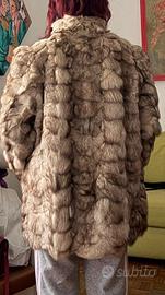pelliccia  vintage codine di volpe