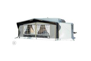 Veranda roulotte "Molise Caravan - mod. Stoccarda