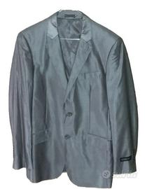Abito uomo (Giacca+pantalone) grigio lucido
