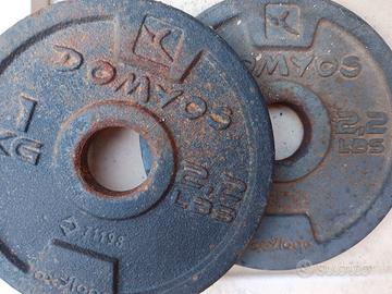 pesi da palestra e manubri