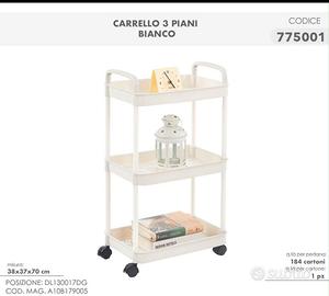 carrello Salvaspazio con Ruote 