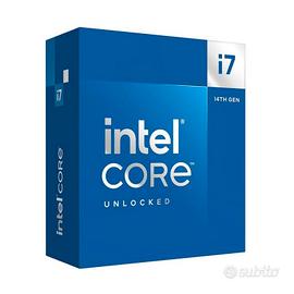 i7 14700k con garanzia diretta INtel + di 1 anno