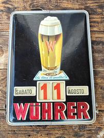Calendario perpetuo Roy Vercelli birra Wuhrer