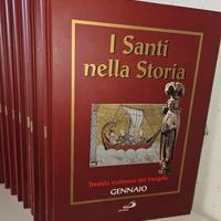 I SANTI NELLA STORIA serie completa  enciclopedia 