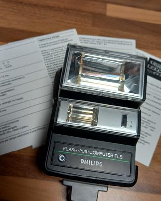 flash analogico Philips P36 con isttuzioni