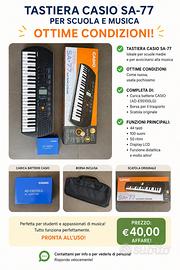 Tastiera casio sa-77