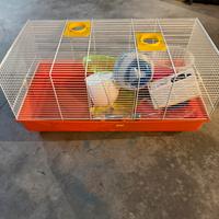 Gabbia criceti con accessori