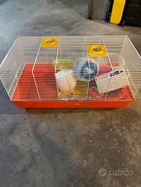 Gabbia criceti con accessori