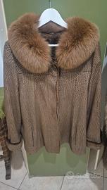 cappotto in pelle