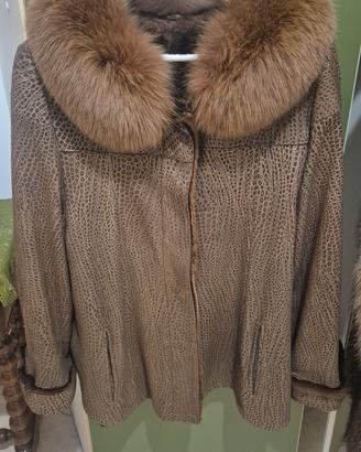 cappotto in pelle