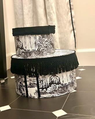 Coppia scatole portaoggetti vendibili anche singol