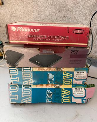 Amplificatori audiotop/speckers boston e dissipato
