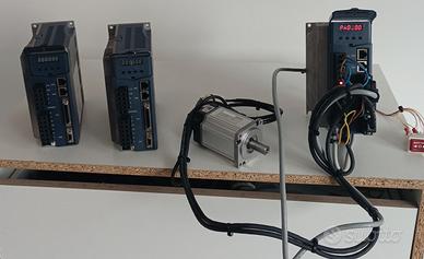 N.2 Inverter+ N.1 servo-Motore 200v +  Cablaggio
