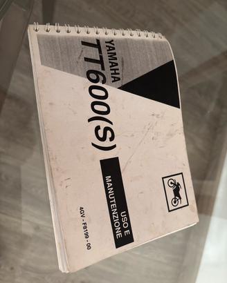 Libretto originale Yamaha TT 600