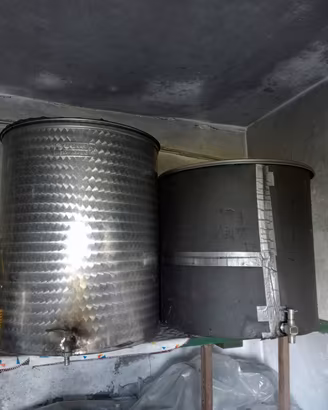 Due serbatoi olio/vino 200 LT.