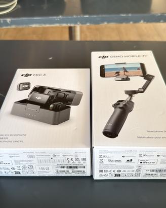 DJI Mic 3 + DJI Osmo Mobile 7P (OM 7 Pro)