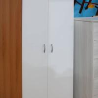 Scarpiera Bianco Lucido a Due Ante – 24855