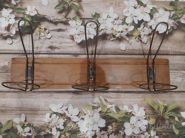 Appendiabiti Vintage da parete stile anni '50