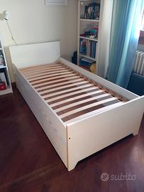 Lettino con ulteriore letto estraibile