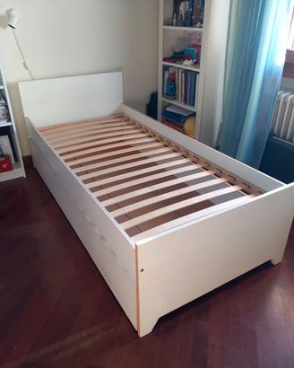 Lettino con ulteriore letto estraibile