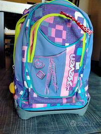 Trolley/zaino scuola SEVEN 7.1 bambina