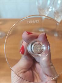 servizio  bicchiere in cristallo 