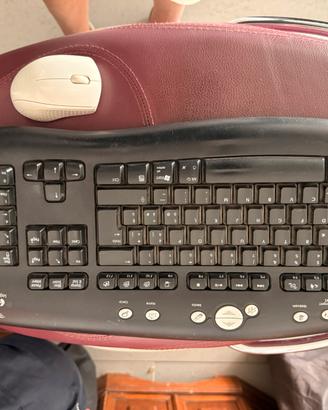 Tastiera Logitech + mouse HP wireless