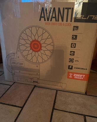 Rullo interattivo Elite Avanti Zwift Cog & Click