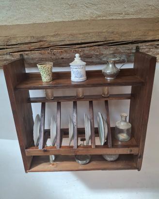 Piattaia in legno massello di abete