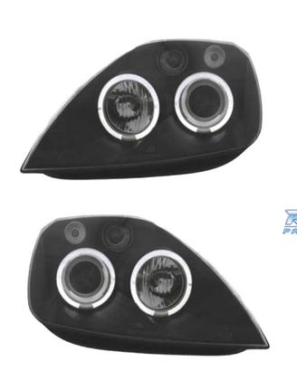 FARI PER FORD FIESTA 02-08 ANGEL EYES FONDO NERO