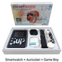 Smartwatch+auricolari+Gameboy
