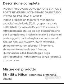 frigorifero Indesit