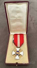 CROCE CAVALIERE DELLA CORONA VITTORIO EMANUELE