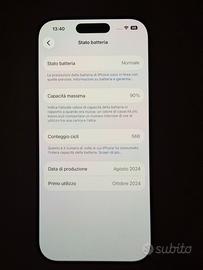 Iphone 16 pro 128Gb Titanio