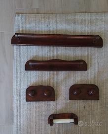 Accessori bagno in legno