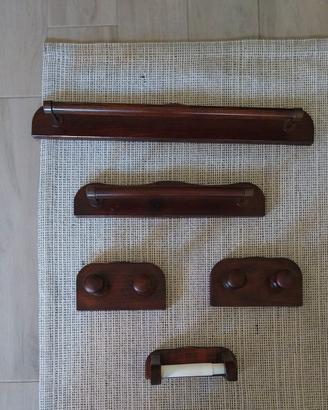 Accessori bagno in legno
