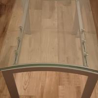 Tavolo in vetro 120/160 x 80