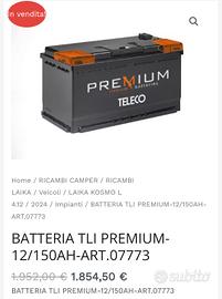 batteria al litio 