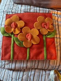 lotto 2 attaccapanni in feltro