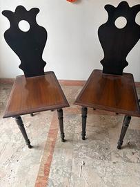 Sedie  in legno vintage