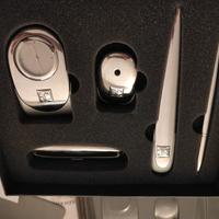 Set da scrivania in acciao