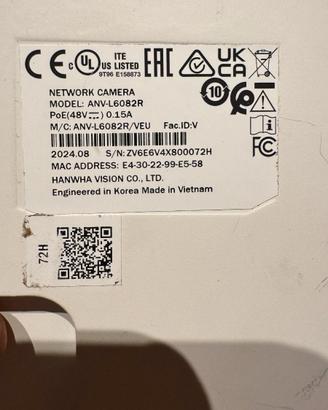 Telecamere Hanwha Vision ANV-L6082R