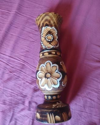Vaso fiori in legno 
