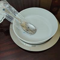 insalatiera con vassoi e paletta ditta AMC