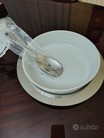 insalatiera con vassoi e paletta ditta AMC